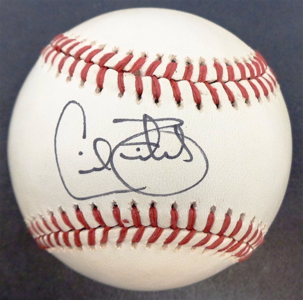 Cecil Fielder Autographed Official League Baseball