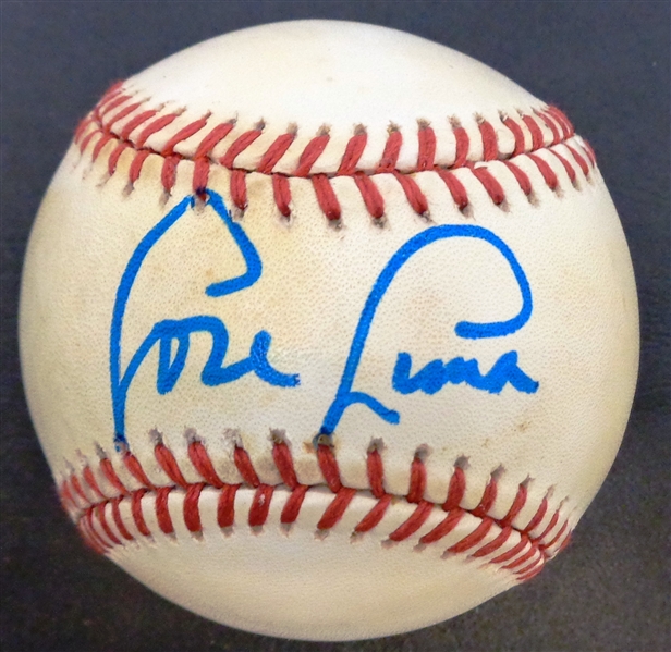 Jose Lima Autographed Baseball