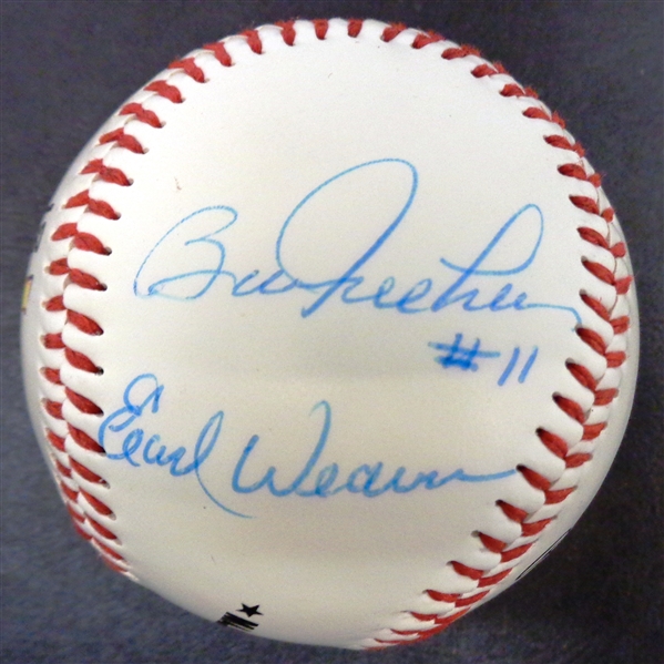 Bill Freehan & Earl Weaver Autographed 05 AS Ball