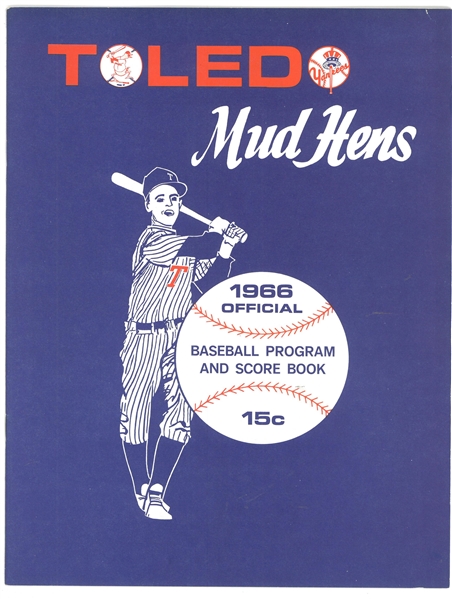 1966 Toledo Mud Hens Program