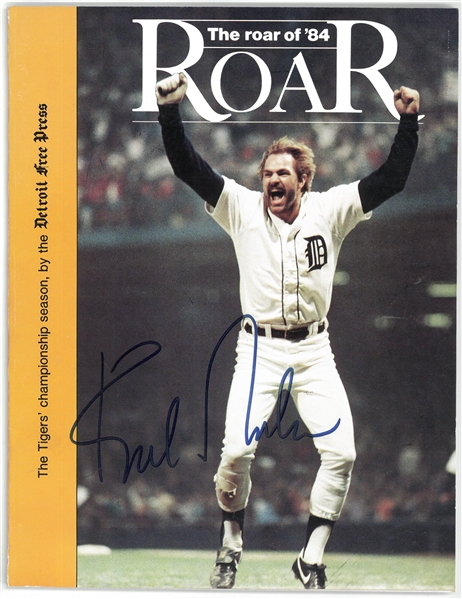 Kirk Gibson Autographed Roar of 84 Book