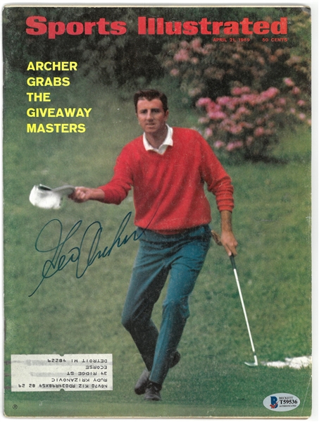 George Archer Autographed 1969 Sports Illustrated