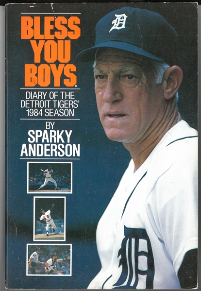 Sparky Anderson Autographed "Bless You Boys" Book
