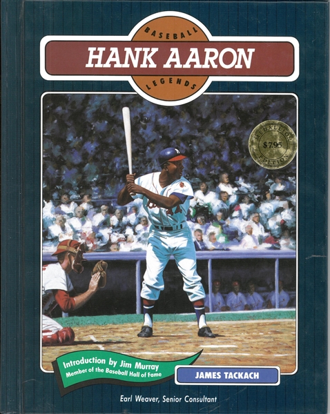 Hank Aaron Autographed Baseball Legends Book