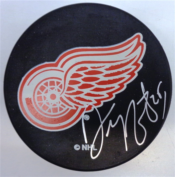 Darren McCarty Autographed Red Wings Puck
