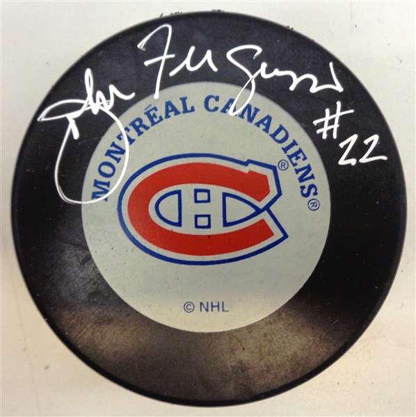 John Ferguson Autographed Canadiens Puck