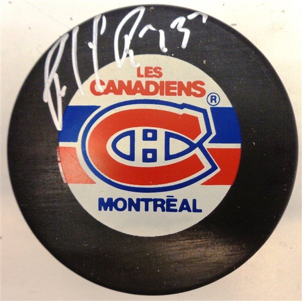 Patrick Roy Autographed Canadiens Puck