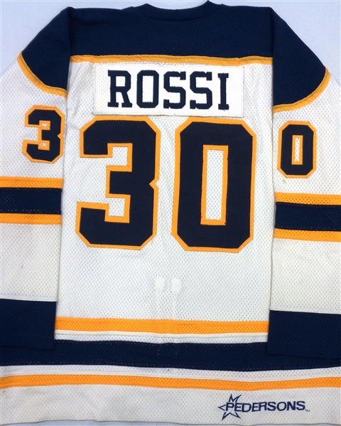 Mike Rossi Game Used 1985/86 Michigan Hockey Jersey