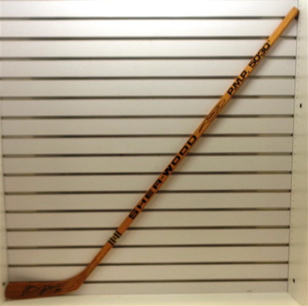 Guy Lafleur Autographed Sher-Wood Stick