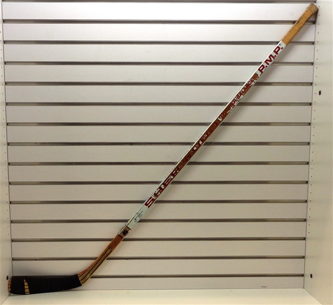 Jimmy Carson Autographed Game Used Stick
