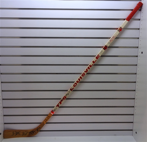 Detroit Red Wings Team Signed 1990/91 Stick
