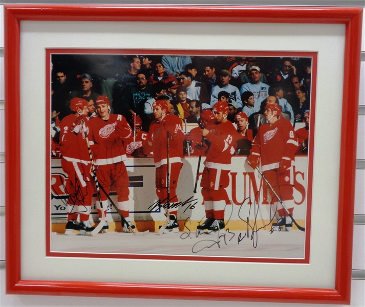 Russian 5 Autographed Framed 11x14 Photo