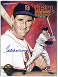 Ted Williams Autographed Legends Magazine