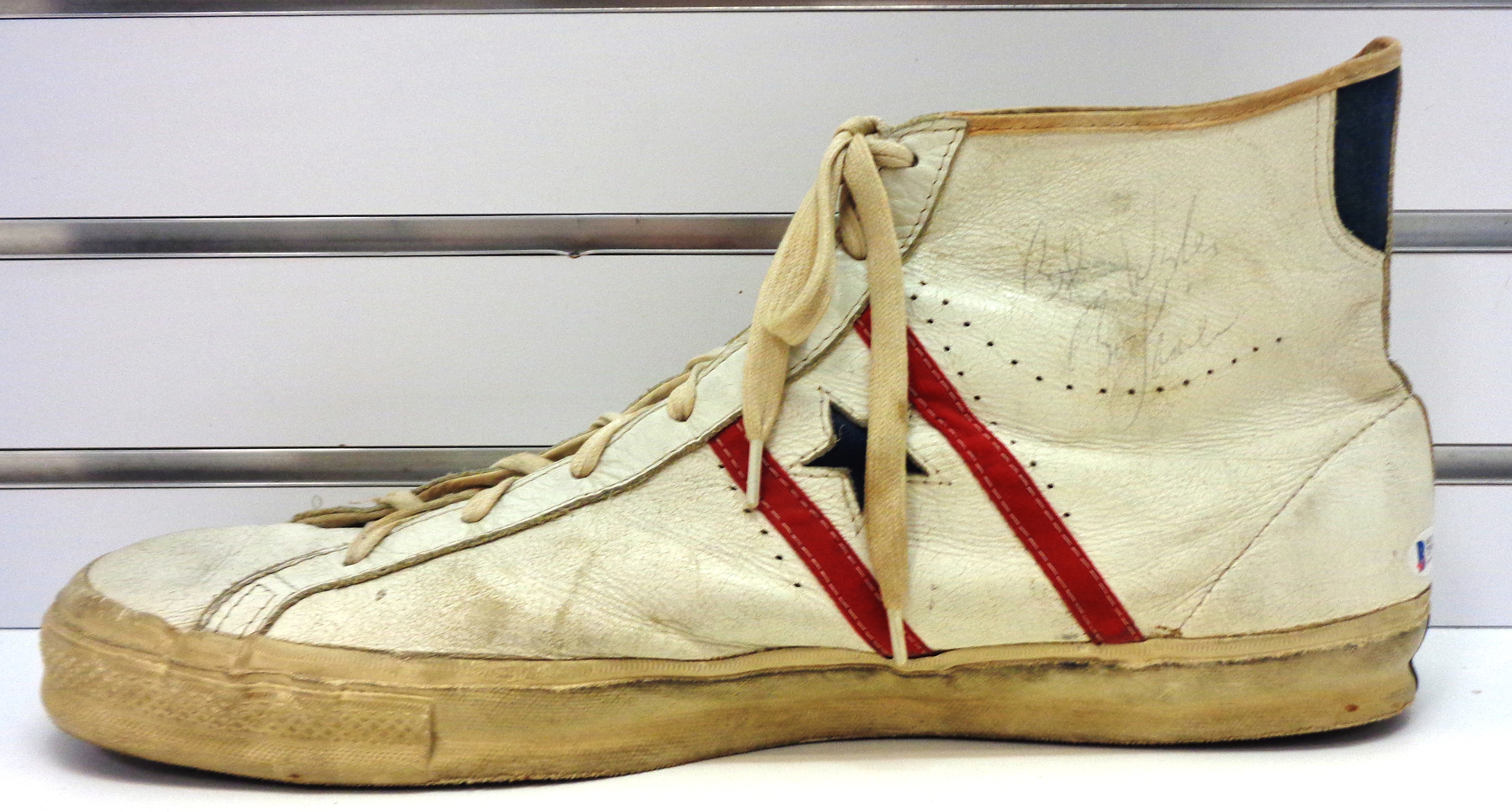 Lot Detail - Bob Lanier Autographed Game Used Shoe