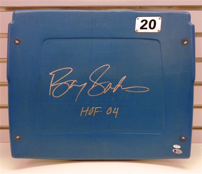 Barry Sanders Autographed Silverdome #20 Seatback