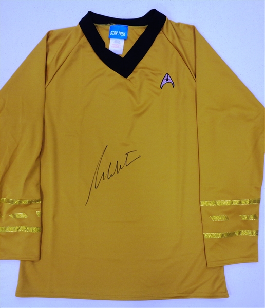 William Shatner Autographed Star Trek Uniform Shirt