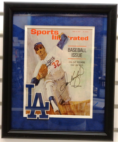 Sandy Koufax Autographed Framed Sports Illustrated
