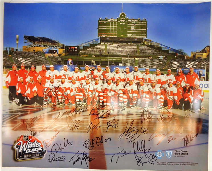 2009 Winter Classic 19x24 Poster Signed by 23
