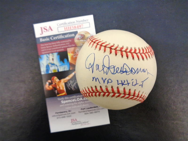 Hal Newhouser Autographed Baseball w/ MVP 44-45