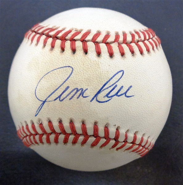 Jim Rice Autographed Baseball