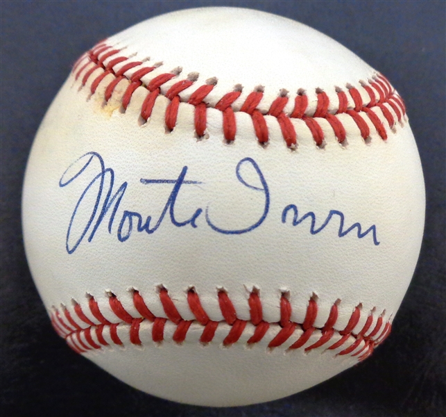 Monte Irvin Autographed Baseball
