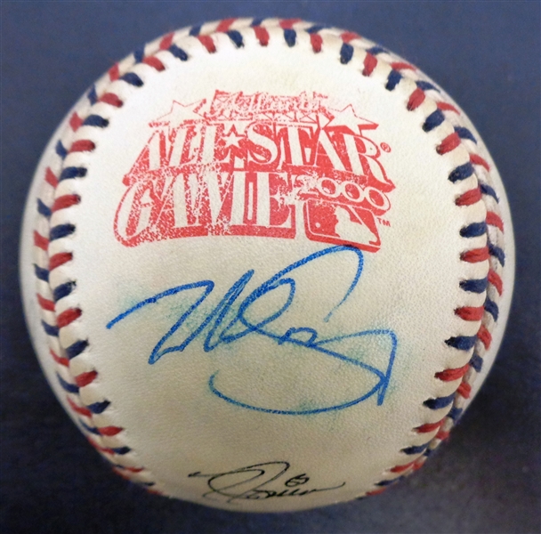 2000 AL All Stars Ball Signed by 5