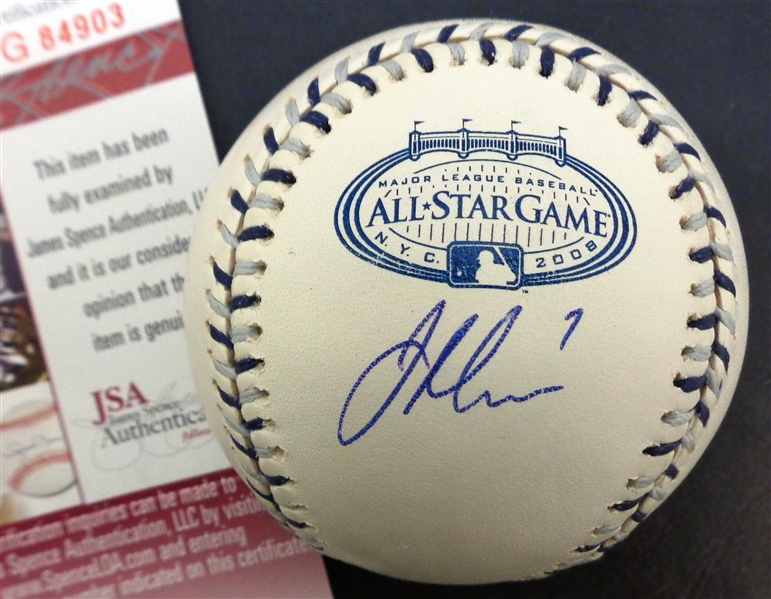 Joe Mauer Autographed 2008 All Star Baseball