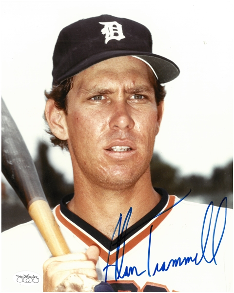 Alan Trammell Autographed 8x10 Photo