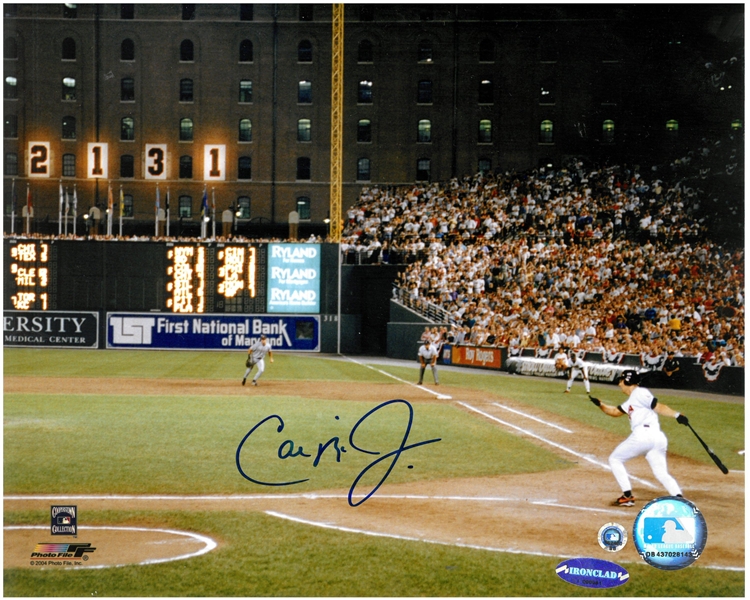 Cal Ripken, Jr Autographed 8x10 Photo from Game 2,131