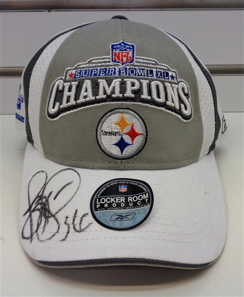 Jerome Bettis Autographed Super Bowl XL Hat