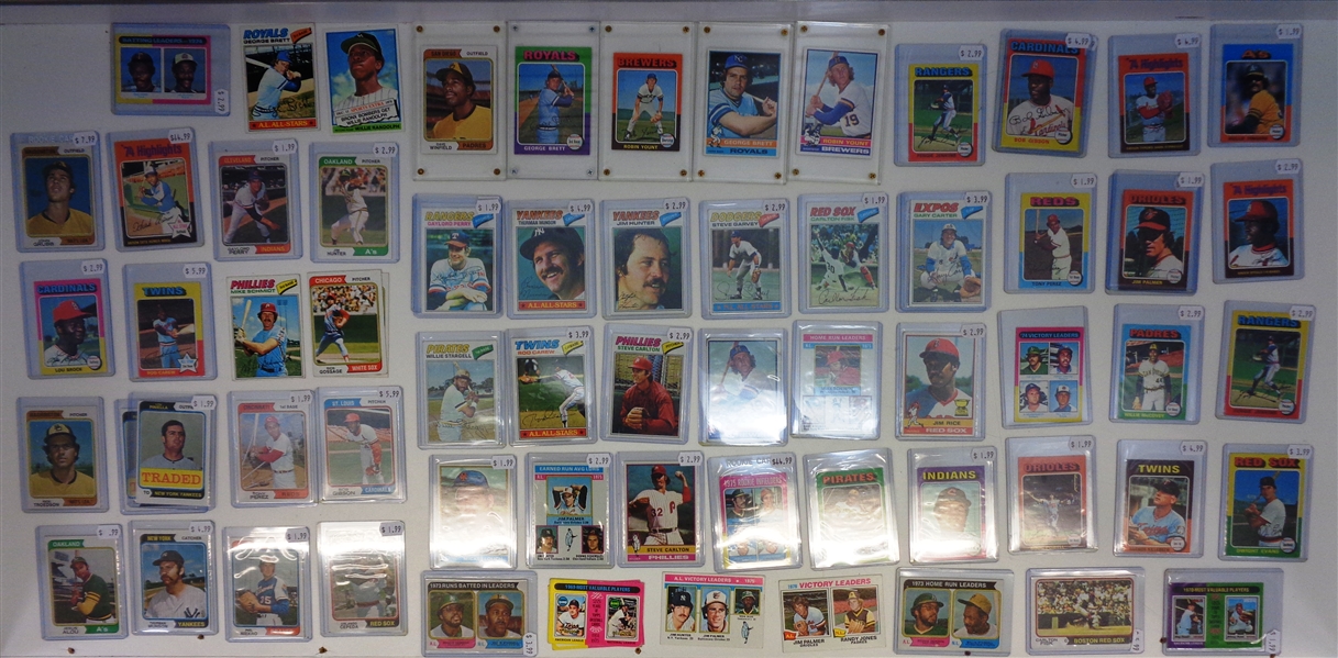 1974-77 Topps Baseball Card Lot