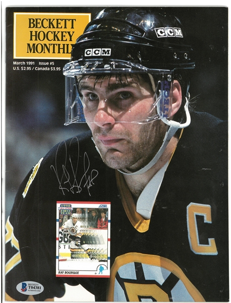Ray Bourque Autographed Beckett
