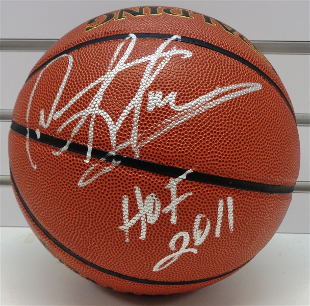 Dennis Rodman Autographed I/O Ball w/ HOF