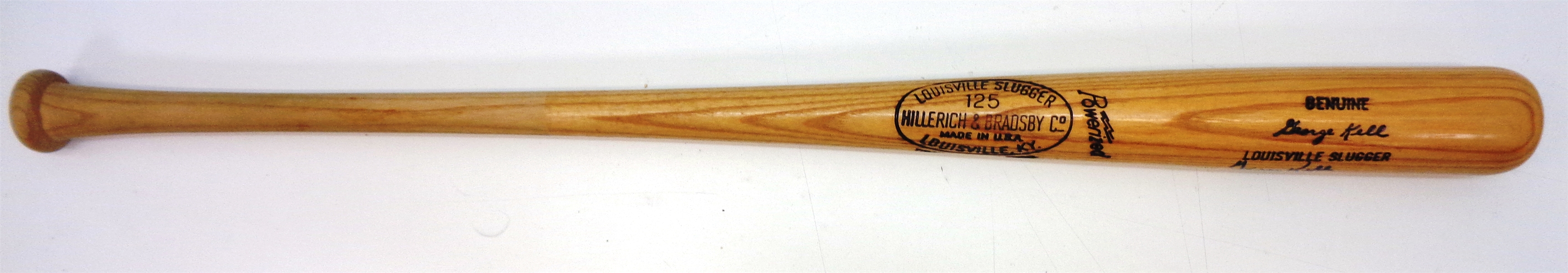 George Kell Autographed Model Bat w/ Detroit Tigers 1944-57