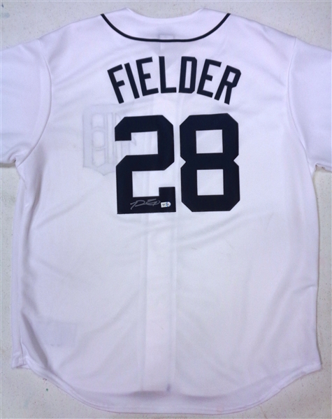 Prince Fielder Autographed Tigers Jersey