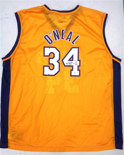 Shaquille ONeal Autographed Replica Lakers Jersey