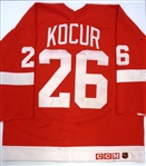 Joe Kocur Game Used Detroit Red Wings Road Jersey (Kocur Collection)