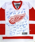 Red Wings Jersey Signed by 33 Red Wings Alumni (Kocur Collection)
