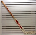 1998 Red Wings Team Signed Stick w/ 25 Autos (Kocur Collection)