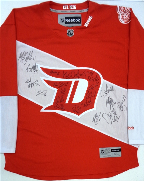Red Wings Alumni Multi-Signed 2016 Stadium Series Jersey w/ 22 Autos (Kocur Collection)