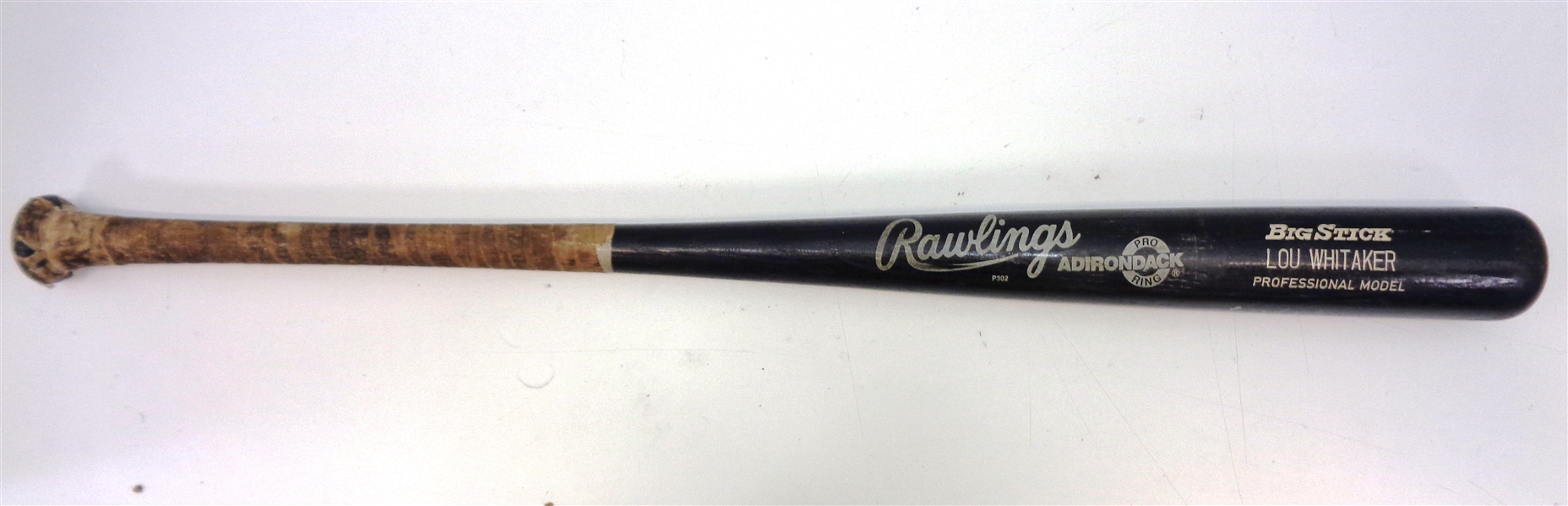 Lou Whitaker Ca. 1988 Game Used Autographed Bat