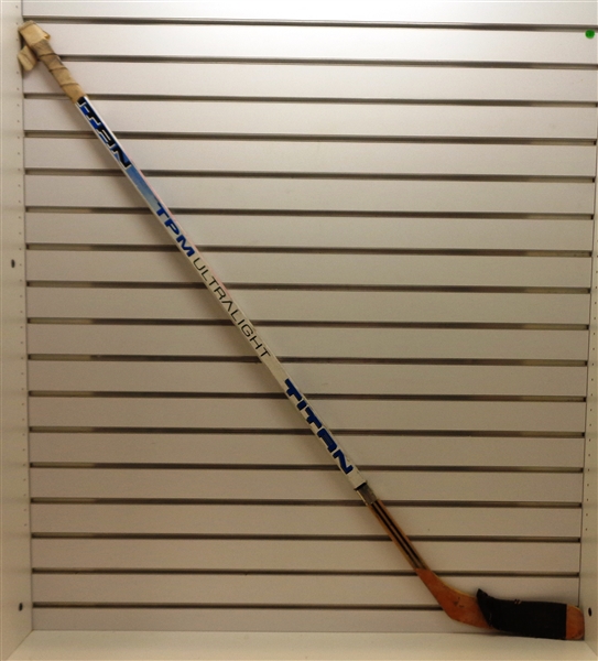 Eddie Olczyk Game Used Stick (Kocur Collection)