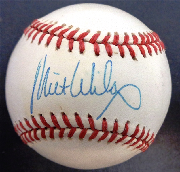 Milt Wilcox Autographed Baseball