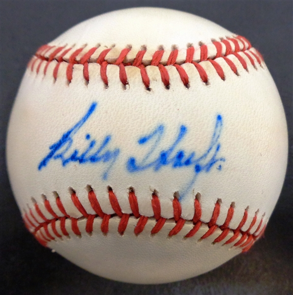 Billy Hoeft Autographed Baseball