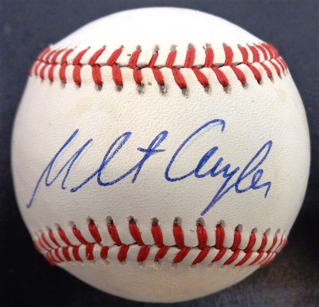 Milt Cuyler Autographed Baseball