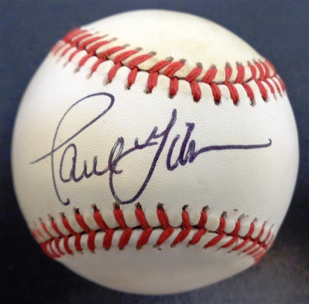 Paul Gibson Autographed Baseball