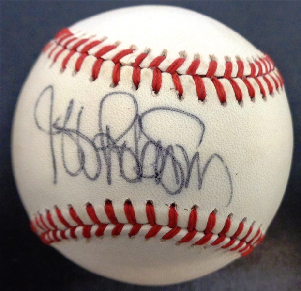 Jeff Robinson Autographed Baseball