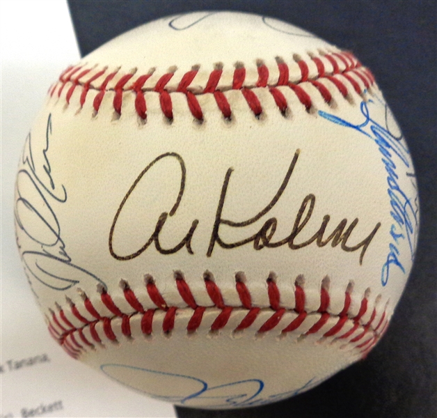 Detroit Tigers Greats & Stars Ball Signed by 19