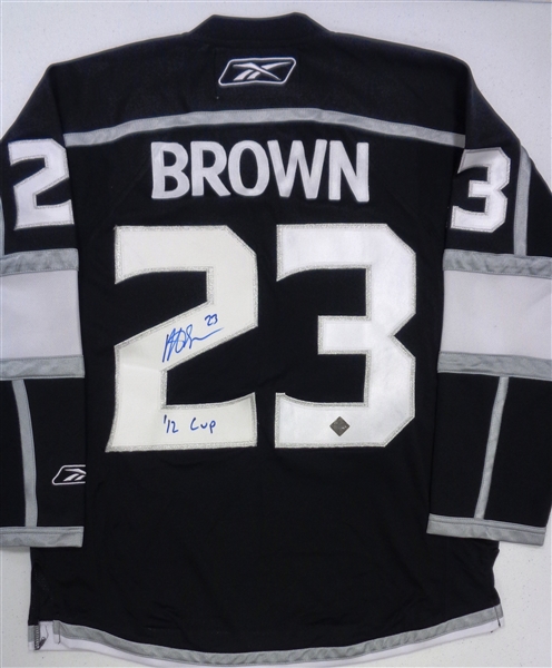Dustin Brown Autographed LA Kings Jersey