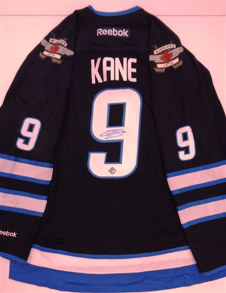 Evander Kane Autographed Winnipeg Jets Jersey